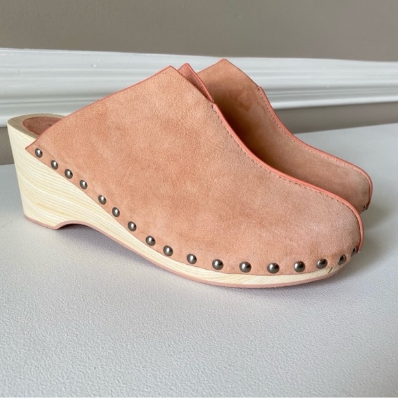 Kelsi Dagger Pink Suede clogs - 9.5 - Picture 3 of 9